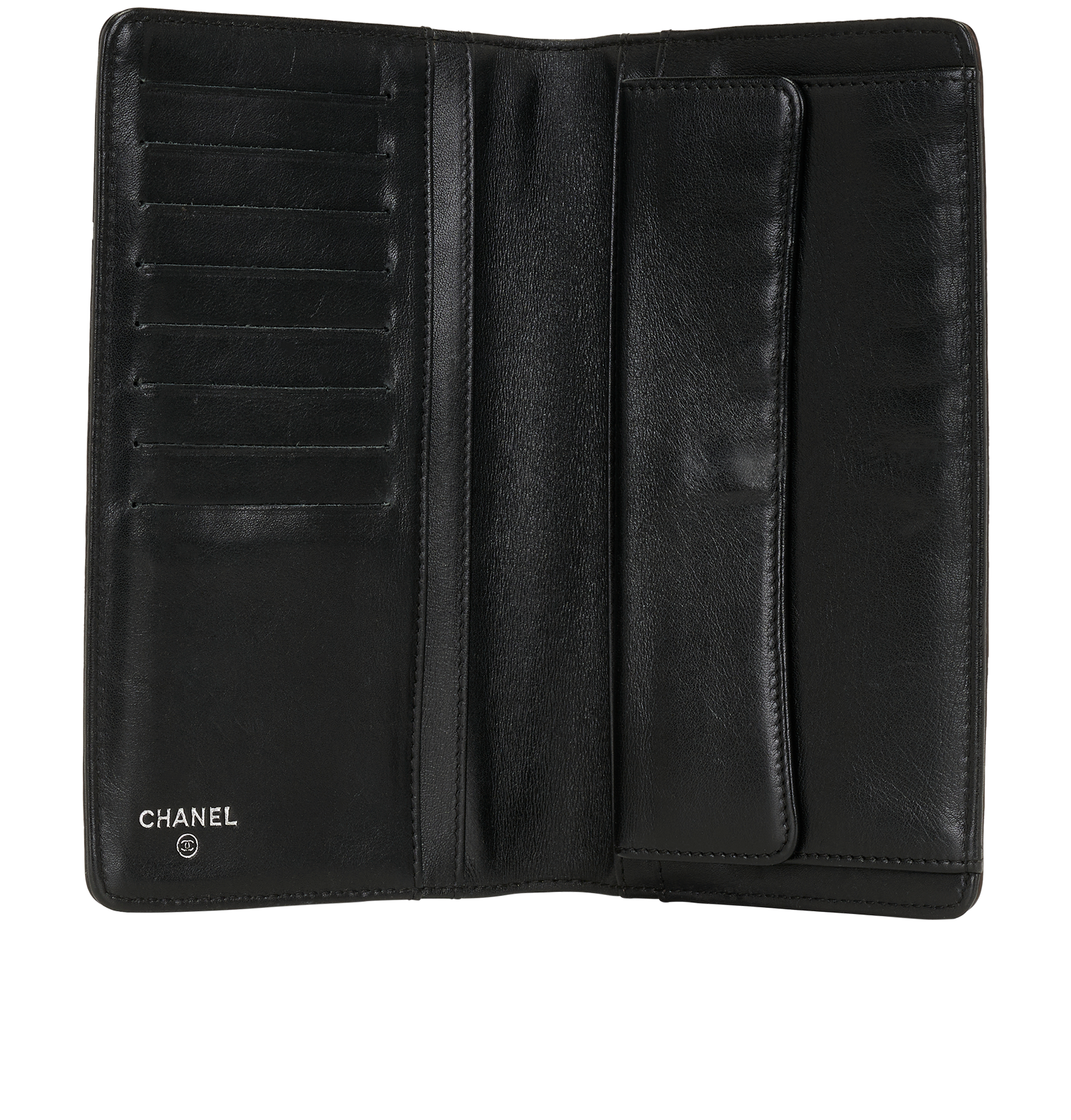 Chanel Studded CC Wallet, &pound;495, Accessories, Black, Leather, Other view